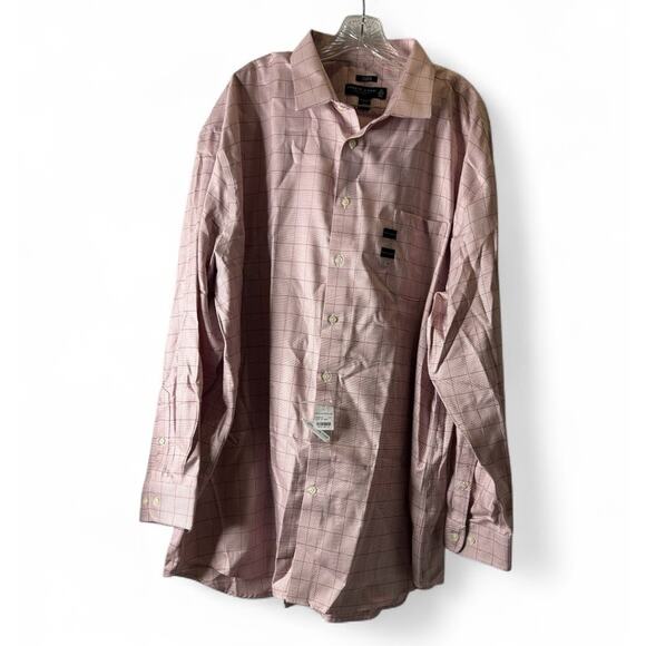 Pronto Uomo Blue Dress Shirt Size 19 / 36-37 Tall Button Up Long Sleeve NWT - Picture 2 of 8